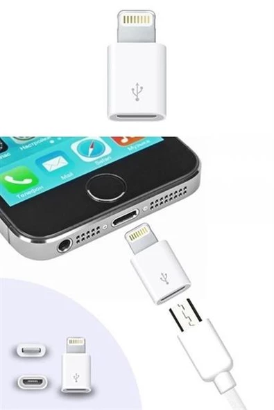 Petinka Micro Usb Dönüştürücü Adaptör Apple iPhone / iPad  OTG Aparat - 10
