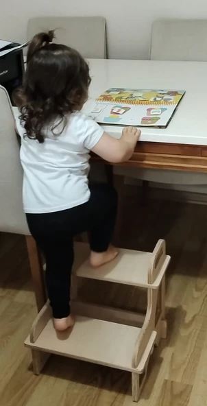 ergoWOOD Ahşap Çocuk Basamak - Natural - 6