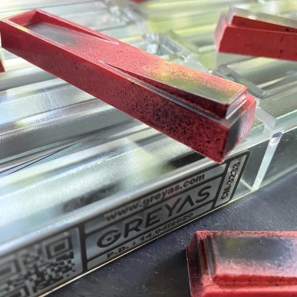 Polikarbon Bar Çikolata Kalıbı 15 gr | Cm-3233 - 2