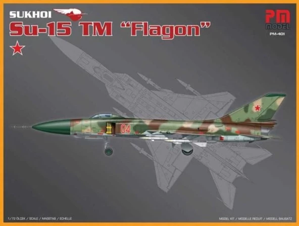 Su-15 Tm Flagon PM Model Demonte Plastik Uçak Maket Kiti