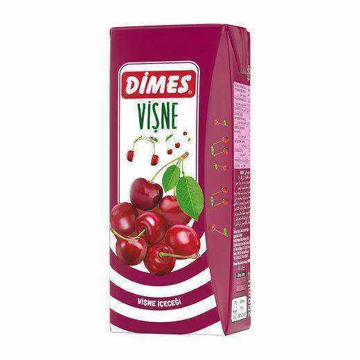 Dimes Meyve Suyu 1Lt Vişne x 12 Adet