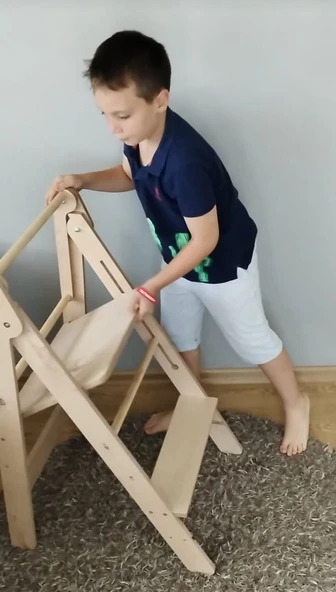ergoWOOD Ahşap Öğrenme Kulesi / Basamak - 4