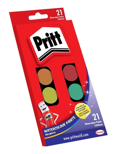 Pritt Sulu Boya 21Li Büyük