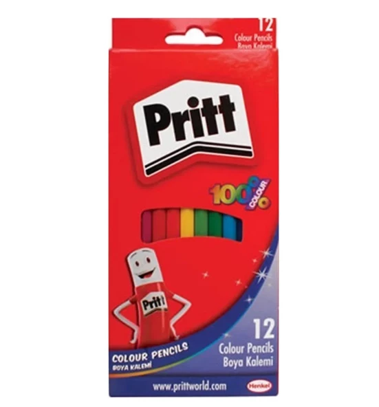 Pritt Kuru Boya Kalemi 12Li