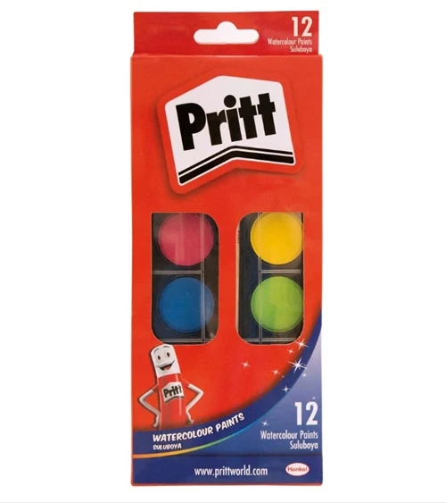 Pritt Sulu Boya 12Li Büyük
