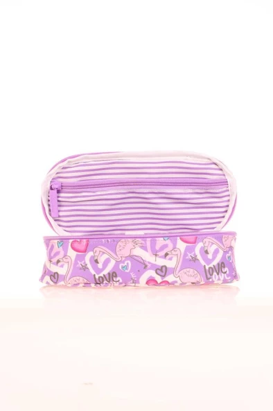 Kaukko Nature Özel Bölmeli Kalem Çantası Flamingo K2629 - 3