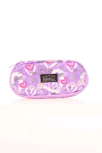 Kaukko Nature Özel Bölmeli Kalem Çantası Flamingo K2629