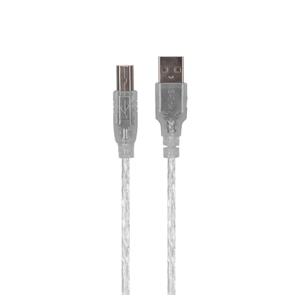 S-link SL-U2015 Usb2.0 1.5m Şeffaf Yazıcı Kablosu - 2