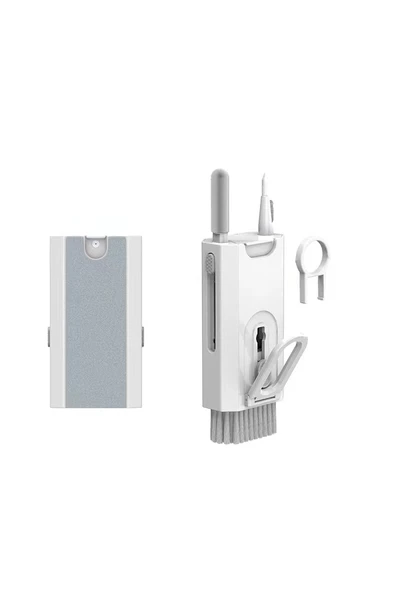 CEPCASE    Temizlik Kiti Cleaning Sıvı Püskürtmeli Fırçalı Kulaklık Elektronik Ürün Temizleme Aparatı - 4
