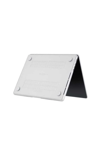 CEPCASE    Macbook Pro 14.2" 2023 M2 A2779 Kılıf Hava Kanallı 360 Derece Mat Şeffaf Koruyucu Kapak - 3