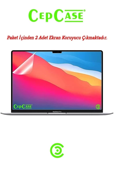 CEPCASE    Macbook Pro 16.2''2023 M2 Pro/max A2780 Ekran Koruyucu 2 Adet Ultra Ince Kırılmaz Cam Tam Uyum