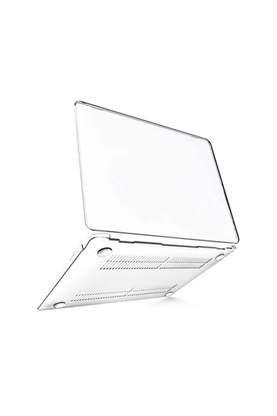 CEPCASE    Macbook Pro 14.2" 2023 M2 A2779 Kılıf Şeffaf Koruyucu Kapak Ekran Koruma Filmi - 2