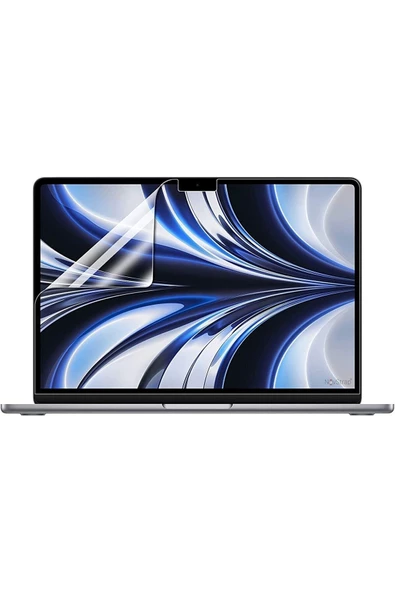 CEPCASE    Macbook 13.6' Air 2022 M2 A2681 Ekran Koruyucu 2 Adet Ince Kırılmaz Nano Cam Tam Uyum