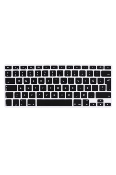 CEPCASE    Macbook 13' Pro Touch Bar A1706 Klavye Koruyucu Türkçe Q Klavye Silikon Ped Macpad