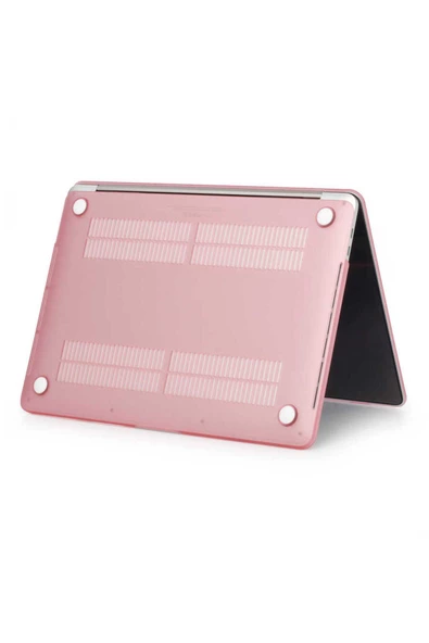 CEPCASE    Macbook Pro 13.3' 2022 M2 A2686 Kılıf Hava Kanallı 360 Derece Mat Şeffaf Tasarım - 3