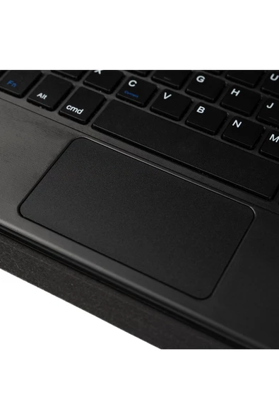 CEPCASE    Galaxy Tab S8 Ultra SM-X900 Kılıf Bluetooh Klavyeli Touch Pad Standlı Tablet Kılıfı Border Keyboard - 4