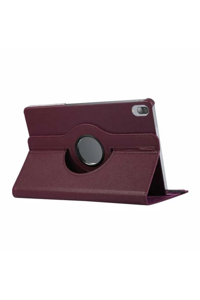 CEPCASE    Lenovo Tab P11 Pro 11.5' 2.Nesil Tablet Kılıfı 360° Dönebilen Dik Yatay Kullanım Standlı Akıllı Kap - 1