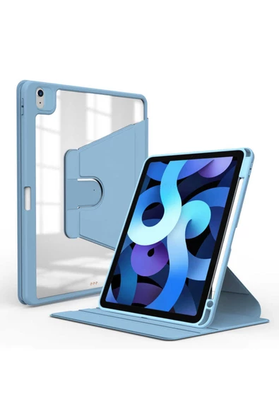 CEPCASE    Ipad 10. Nesil 2022 10.9" M2 Kılıf 360 Dönebilen Standlı Kalem Bölmeli Akıllı Kapak - 5