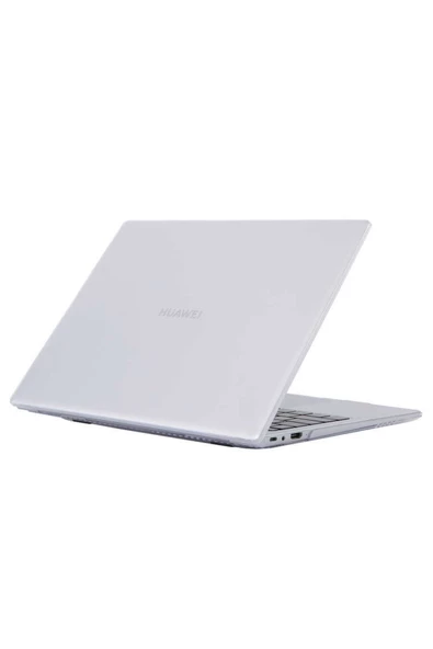 CEPCASE    Huawei Matebook D14 2021 Kılıf Kristal Parlak Şeffaf Tasarım Hava Kanallı Koruyucu Kapak