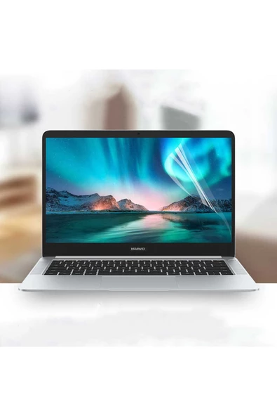 CEPCASE    Huawei Matebook D15 2021 Ekran Koruyucu 2 Adet Ince Kırılmaz Nano Cam Tam Uyum