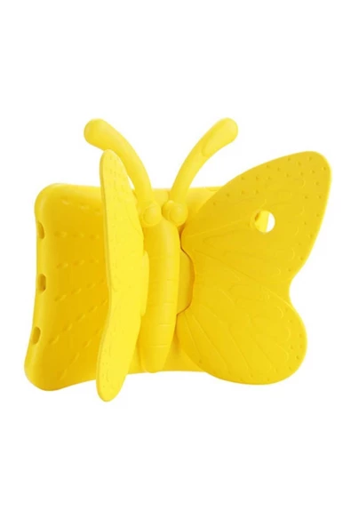 CEPCASE    Ipad 2 3 4 Tablet Kılıfı Butterfly Kelebekli Çocuklar Için Standlı Silikon Kılıf