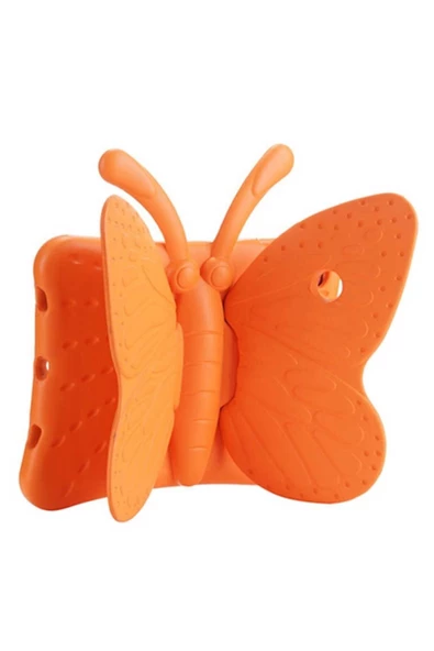 CEPCASE    Ipad Mini 1 Tablet Kılıfı Butterfly Kelebekli Çocuklar Için Standlı Silikon Kılıf - 1