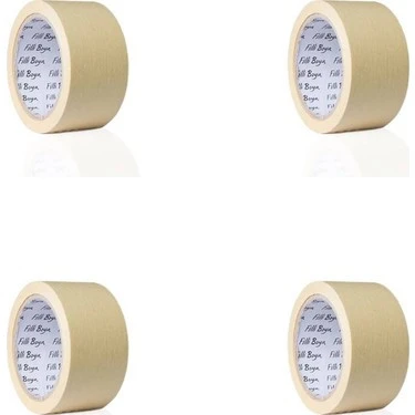 FİLLİ BOYA KAĞIT BANT MASKELEME BANDI 50 MM 4 ADET