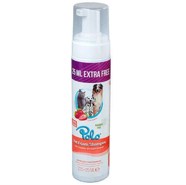 Polo Durulanmayan Çilek Kokulu Şampuan 225+25 ml ürün görseli 1