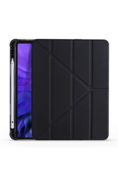 CEPCASE    Ipad Pro 12.9 2020 Kılıf Kalem Bölmeli Standlı Kapaklı Exculisive Akıllı Kapak