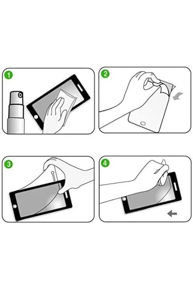 CEPCASE    Galaxy Tab A T350 8.0 Tablet Ekran Koruyucu Nano Screen Protector Tam Koruma - 5
