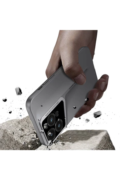 CEPCASE    Apple iPhone 15 Pro Max Kılıf Custom Design Kameralı Korumalı Ultra İnce Sağlam Koruma Kapak - Resim 6