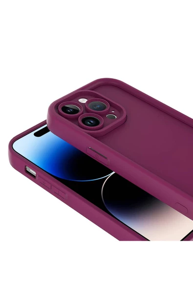 CEPCASE    Apple  iPhone 14 Pro Max Kılıf Kamera Korumalı Anti Darbe Özellikli Tam Koruma Pineapple Kapak - Resim 6