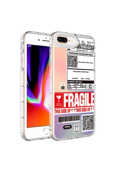 CEPCASE    Apple  iPhone 7 Plus Uyumlu Kılıf Kamera Korumalı Colourful Desenli Hard Silikon Summer Style Kapak - 2