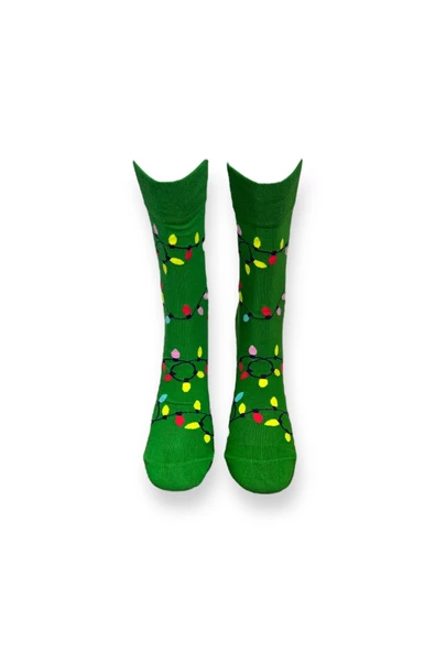 Me-vo 2'li Çok Renkli Unisex Esnek Nem Alabilen Pamuklu Animasyon Soket Çoraplar - Resim 4