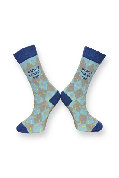 Me-vo 3'lü Çok Renkli Unisex Esnek Nem Alabilen Pamuklu Desenli Soket Çoraplar - Resim 3