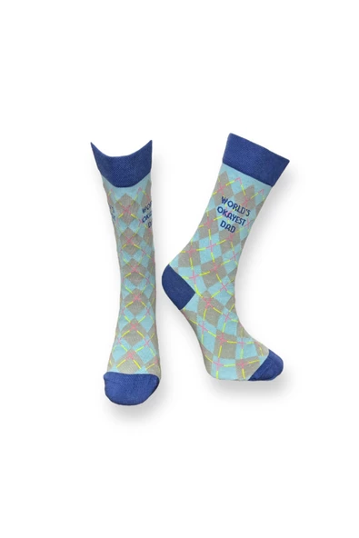 Me-vo 3'lü Çok Renkli Unisex Esnek Nem Alabilen Pamuklu Desenli Soket Çoraplar - Resim 2