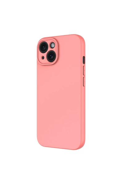 CEPCASE    Apple  iPhone 15 Plus Kılıf Lansman Model Kadife İç Tasarım Soft Mat Yüzey Silikon Kapak - Resim 3