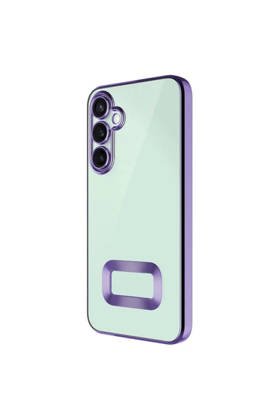 CEPCASE    Samsung Galaxy A55 Kılıf Kamera Korumalı Logo Gösteren New fashion  Tam Kalıp Kapak - 3