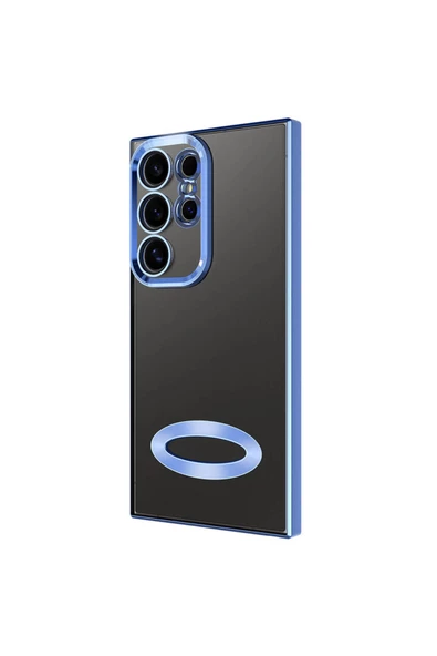 CEPCASE    Samsung Galaxy S24 Ultra Kılıf Kamera Korumalı Logo Gösteren New fashion  Tam Kalıp Kapak - Resim 3