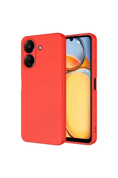 CEPCASE    Xiaomi Poco C65 Kılıf Lansman Model Kadife İç Tasarım Soft Mat Yüzey Silikon Kapak - 2