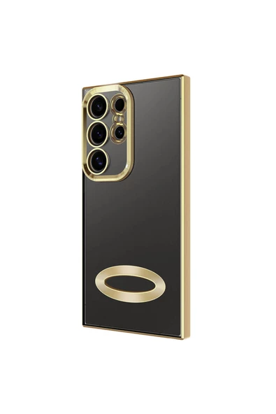 CEPCASE    Samsung Galaxy S24 Ultra Kılıf Kamera Korumalı Logo Gösteren New fashion  Tam Kalıp Kapak - Resim 4