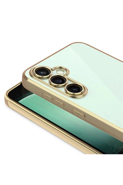 CEPCASE    Samsung Galaxy A35 Uyumlu Kılıf Kamera Korumalı Logo Gösteren New fashion  Tam Kalıp Kapak - Resim 3