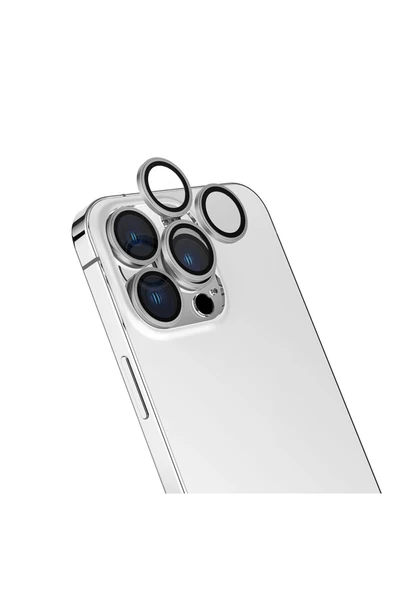 CEPCASE    Apple  iPhone 15 Pro Max Kamera Lens Koruyucu Ultra İnce Parmak İzi Bırakmayan Sağlam Koruma