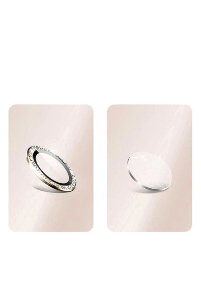 CEPCASE    Apple Iphone 15 Plus Kamera Lens Koruyucu Swarovski Taşlı Tasarım Şık Parlak Sağlam Koruma - Resim 5