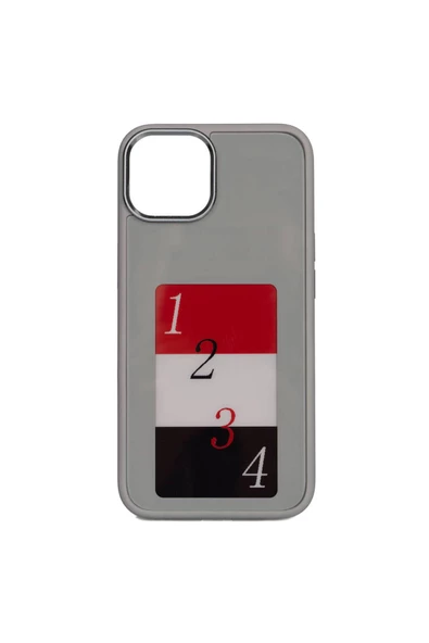 CEPCASE    Apple iPhone 14 Kılıf Rear Screen Logo Resim Görüntü Arka Yüzde Bulunan Ekrana Yansıtan NFC