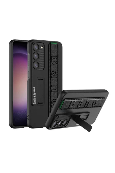 CEPCASE    Galaxy S24 Uyumlu Kılıf El Tutmalı Standlı Luxury Slim Style  Kalıp Kapak - Resim 2