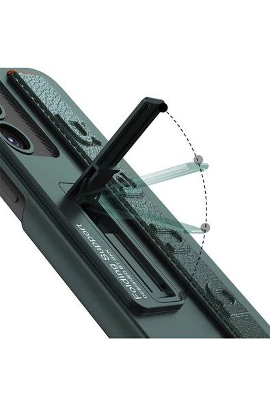 CEPCASE    Galaxy S24 Uyumlu Kılıf El Tutmalı Standlı Luxury Slim Style  Kalıp Kapak - Resim 4