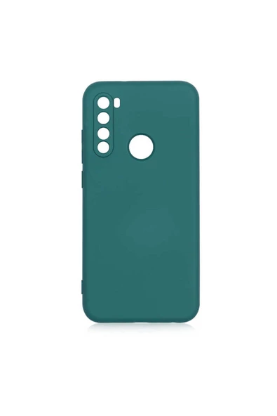 CEPCASE    Xiaomi Redmi Note 8 Kılıf Lansman Model Kadife İç Tasarım Soft Mat Yüzey Silikon Kapak