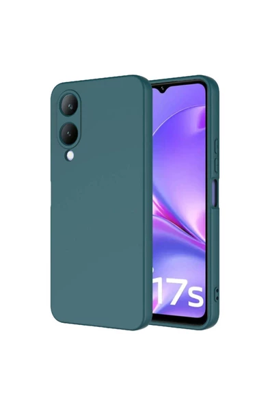 CEPCASE    Vivo Y17S Kılıf Lansman Model Kadife İç Tasarım Soft Mat Yüzey Silikon Kapak