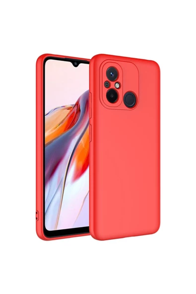 CEPCASE    Xiaomi Redmi 12C Kılıf Lansman Model Kadife İç Tasarım Soft Mat Yüzey Silikon Kapak ürün görseli